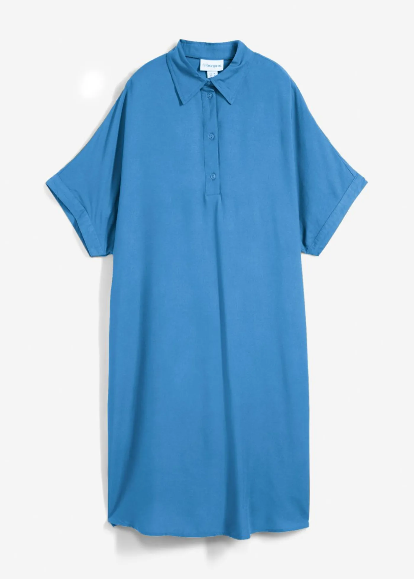 Clearance Vestido camisero de viscosa fina Mujer Esenciales|Vestidos