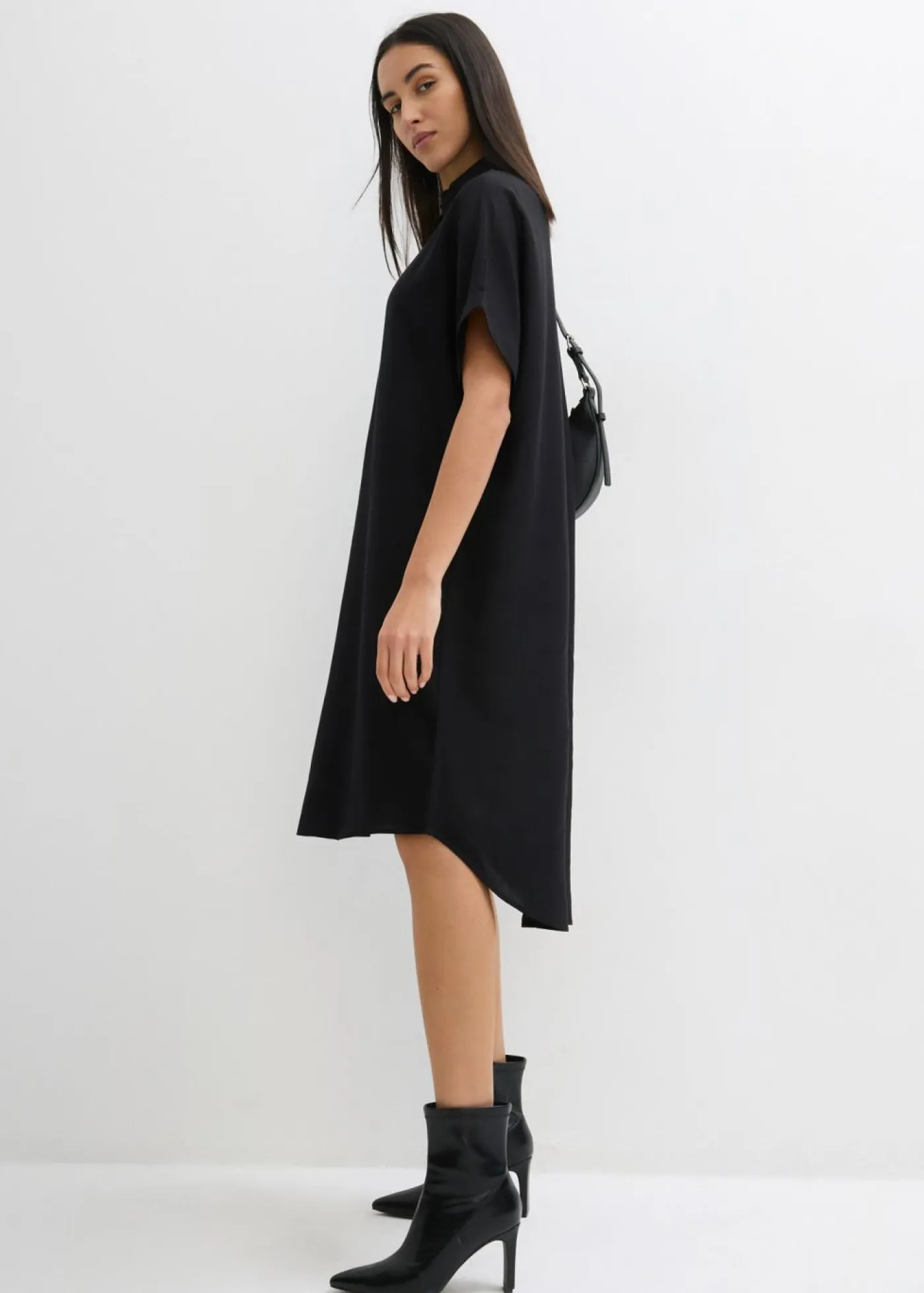 Clearance Vestido camisero de viscosa fina Mujer Esenciales|Vestidos