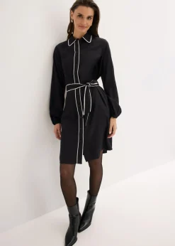 Discount Vestido camisero de viscosa pura Mujer Vestidos