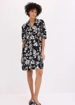Clearance Vestido camisero de viscosa fluida Mujer Tallas Pequeñas|Novedades