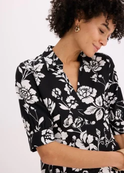 Clearance Vestido camisero de viscosa fluida Mujer Tallas Pequeñas|Novedades