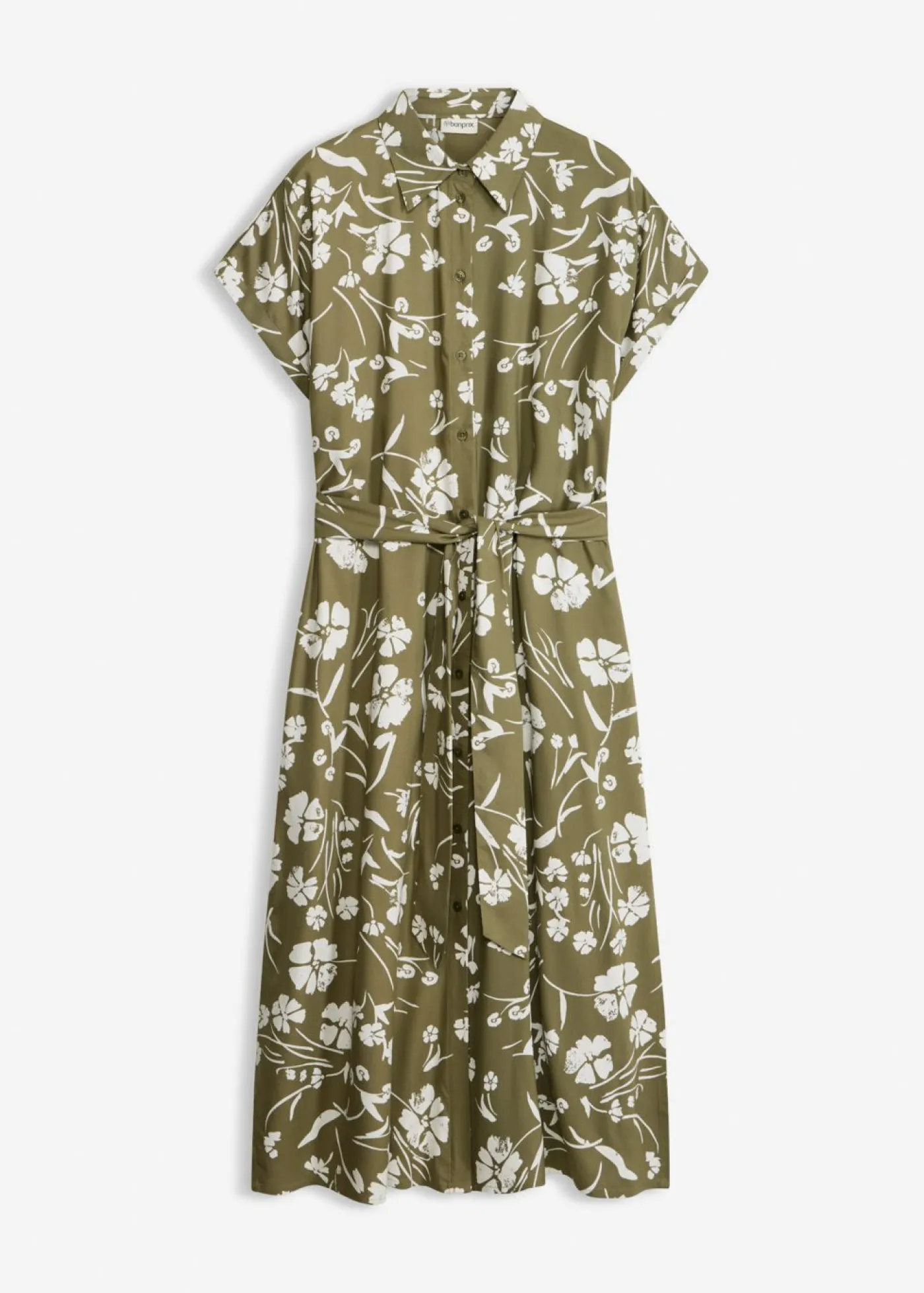 Sale Vestido camisero de viscosa pura Mujer Vestidos|Novedades