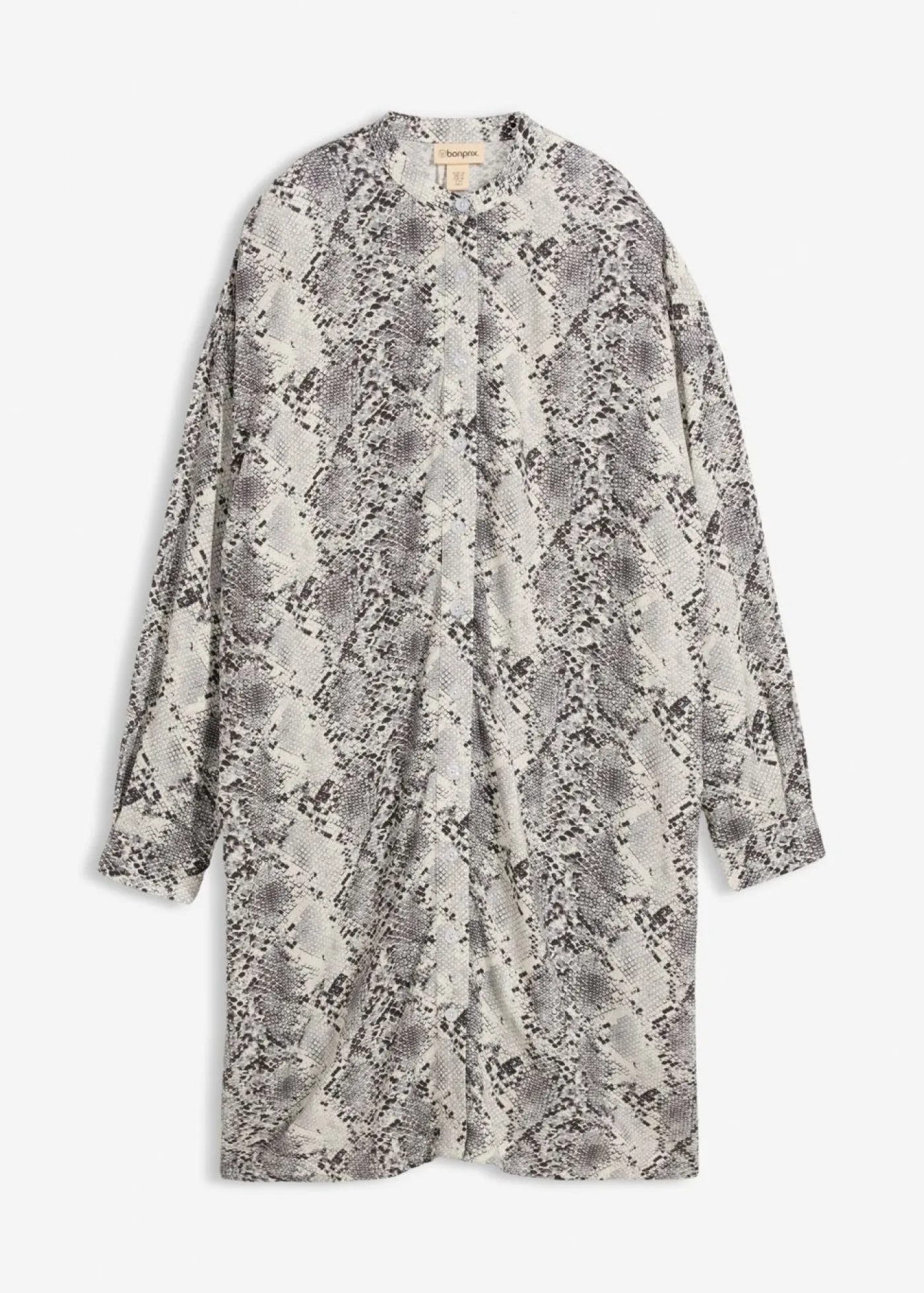Online Vestido camisero holgado de viscosa fina Mujer Esenciales|Vestidos