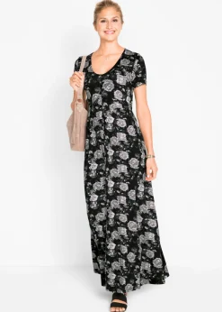 Best Vestido camisero largo de mezcla de viscosa fluida Mujer Vestidos