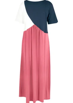 Best Vestido camisero largo y ancho en mezcla de algodón y viscosa Mujer Vestidos
