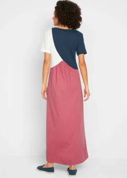 Best Vestido camisero largo y ancho en mezcla de algodón y viscosa Mujer Vestidos