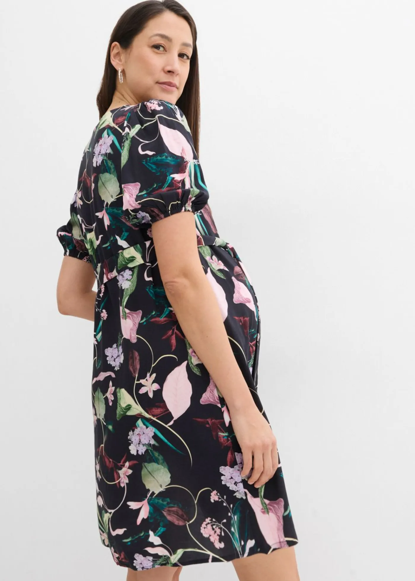 Sale Vestido camisero premamá/de lactancia 2 en 1 de viscosa fluida Mujer Premamá
