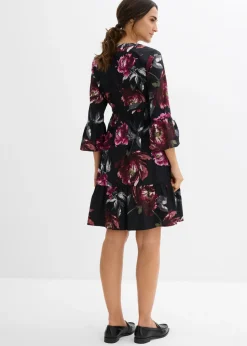 Outlet Vestido camisero premamá/de lactancia de satén de algodón orgánico puro Mujer Premamá