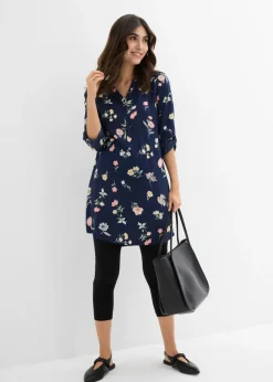 Best Vestido camisero premamá/de lactancia 2 en 1 de viscosa Mujer Premamá