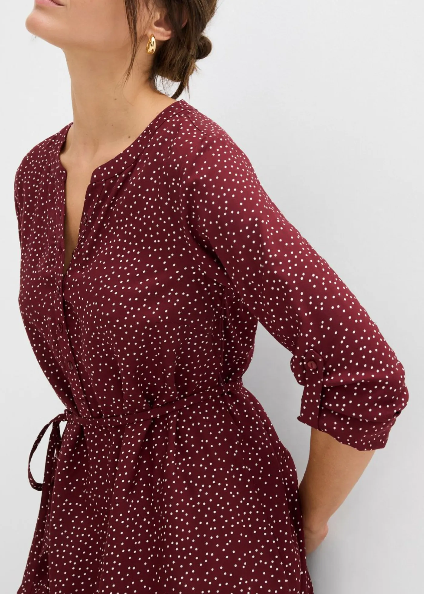 Sale Vestido camisero premamá/de lactancia 2 en 1 de viscosa fluida Mujer Premamá