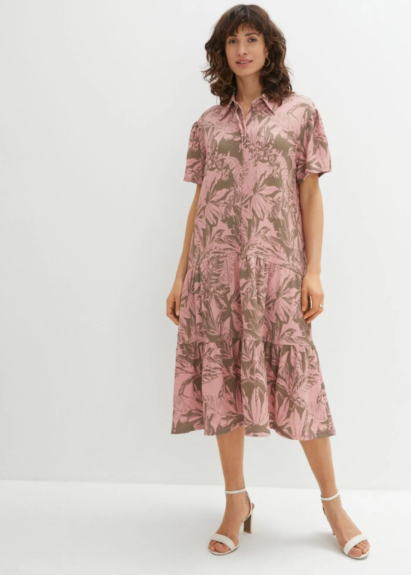 Clearance Vestido camisero tipo polo Mujer Vestidos