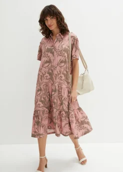 Clearance Vestido camisero tipo polo Mujer Vestidos
