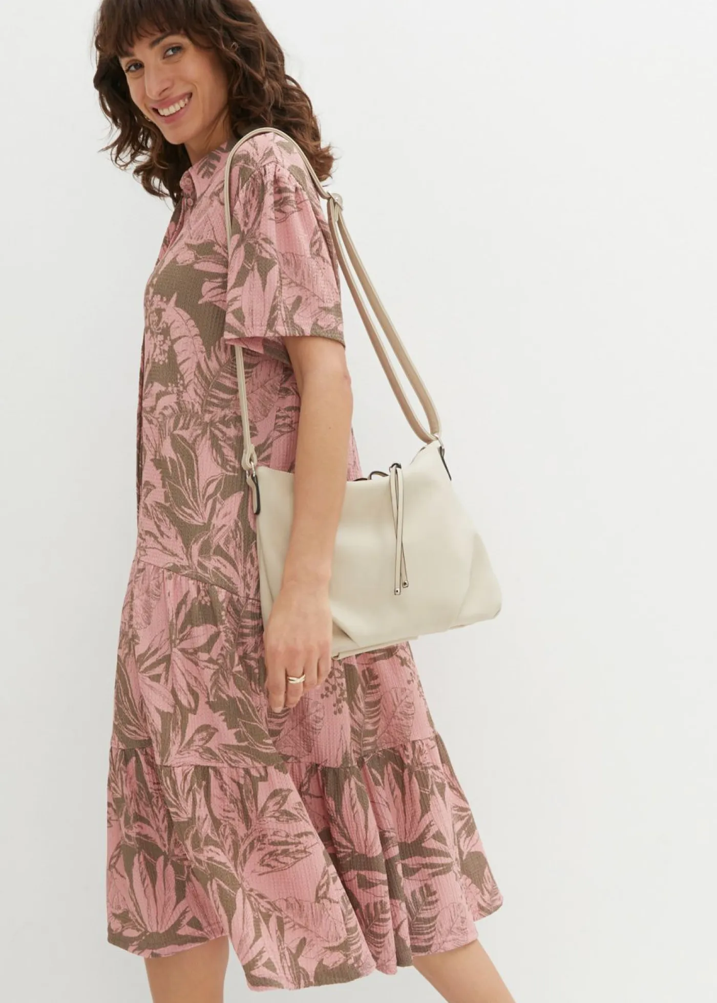 Clearance Vestido camisero tipo polo Mujer Vestidos