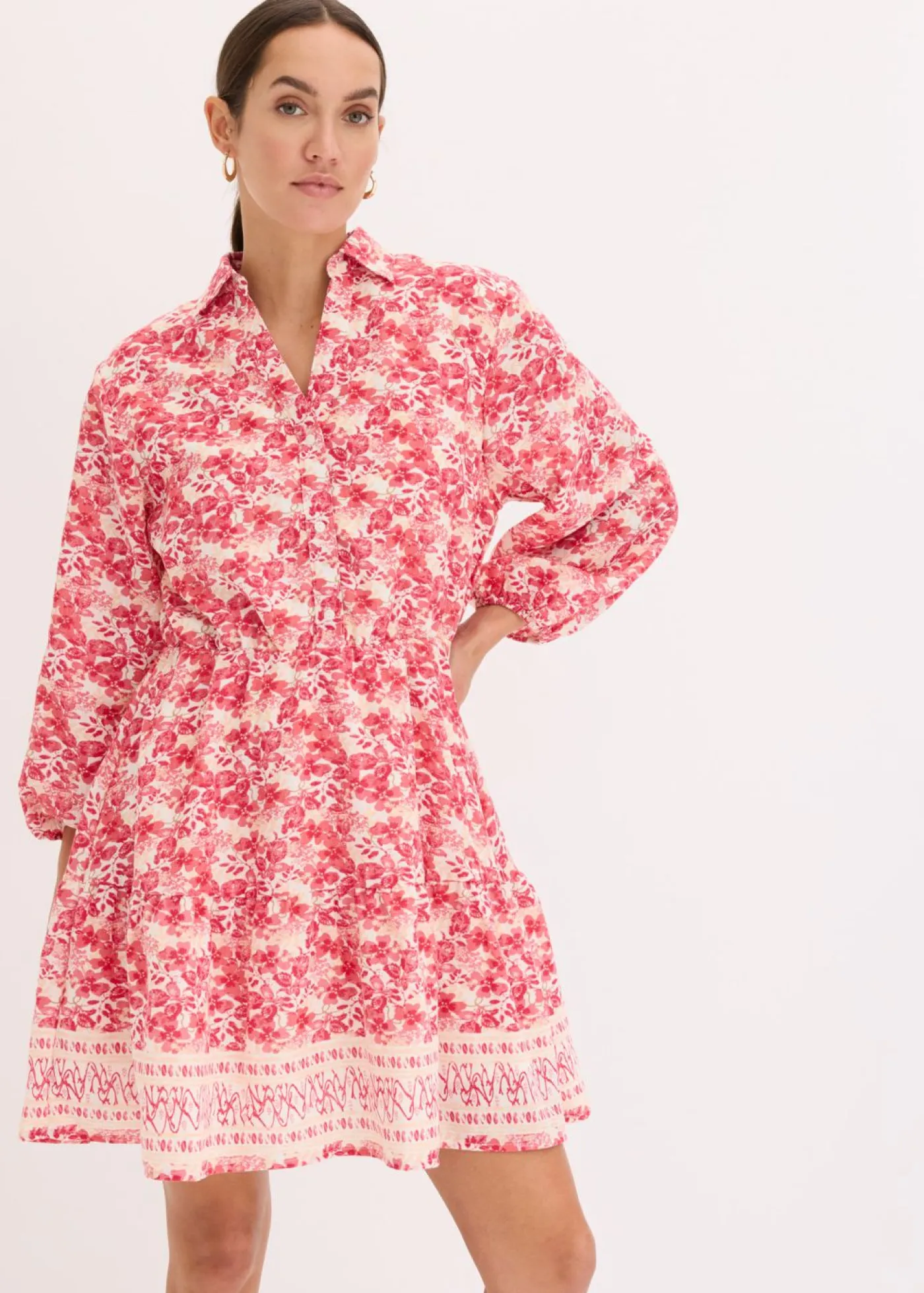 Sale Vestido con aspecto de lino Mujer Vestidos