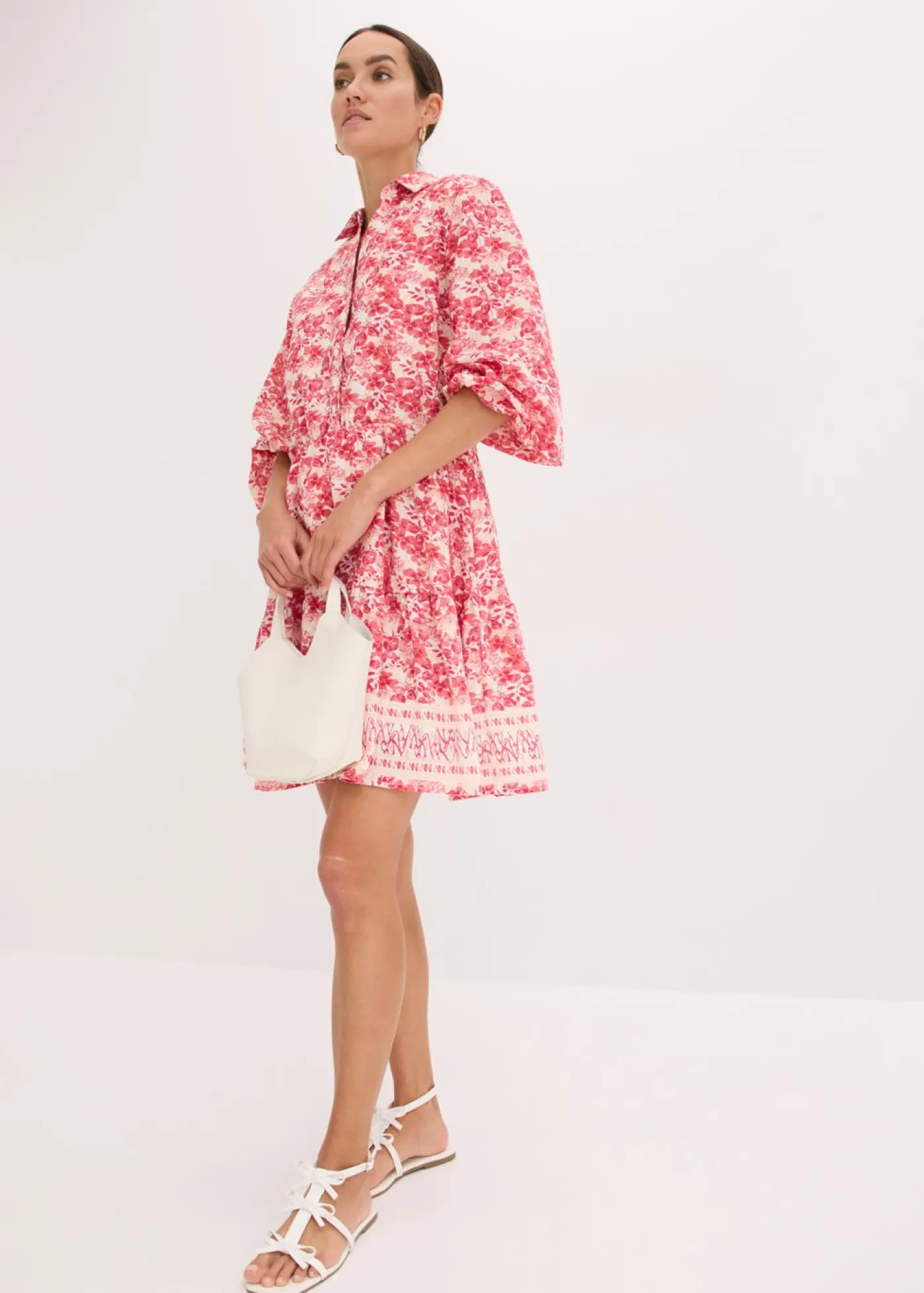 Sale Vestido con aspecto de lino Mujer Vestidos