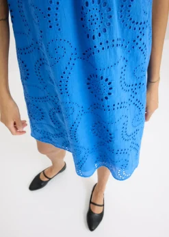 Best Vestido con bordado calado Mujer Vestidos