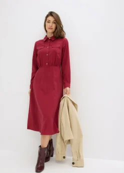 Sale Vestido con cuello de camisa Mujer Vestidos