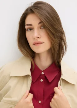 Sale Vestido con cuello de camisa Mujer Vestidos