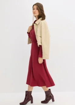 Sale Vestido con cuello de camisa Mujer Vestidos