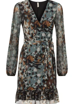 Best Vestido con diseño cruzado Mujer Vestidos