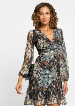 Best Vestido con diseño cruzado Mujer Vestidos