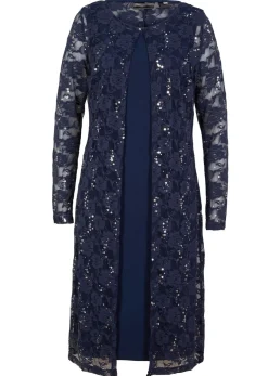 Vestido con encaje (2 piezas) Mujer Vestidos