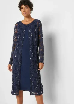 Vestido con encaje (2 piezas) Mujer Vestidos
