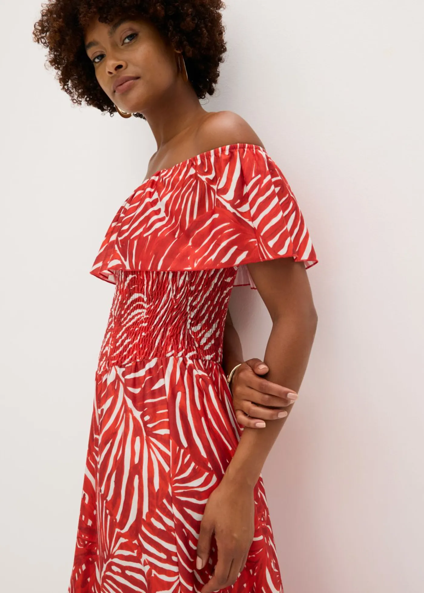 Discount Vestido con escote bañera Mujer Vestidos