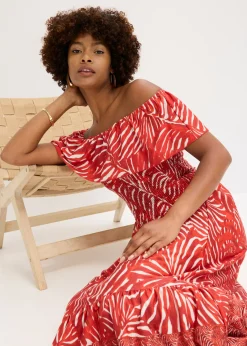 Discount Vestido con escote bañera Mujer Vestidos