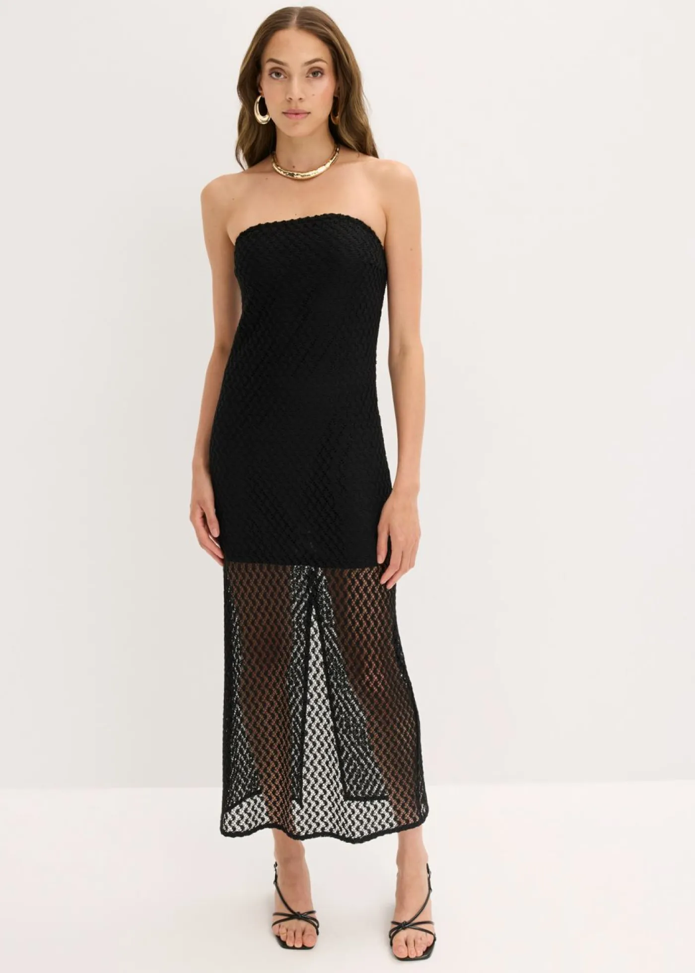 Best Vestido con hombros al descubierto y encaje Mujer Vestidos