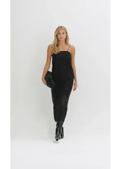 Vestido con tirantes finos Mujer Esenciales|Vestidos
