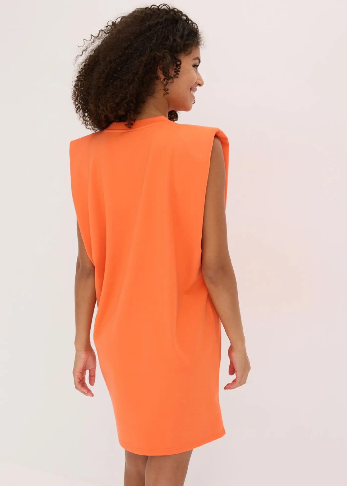 Best Vestido corto con detalle en los hombros Mujer Vestidos