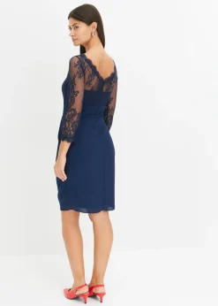 Best Vestido corto con encaje Mujer Vestidos|Ropa Elegante