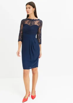Best Vestido corto con encaje Mujer Vestidos|Ropa Elegante
