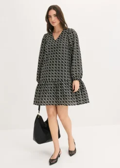 Hot Vestido corto con estructura arrugada Mujer Vestidos|Novedades