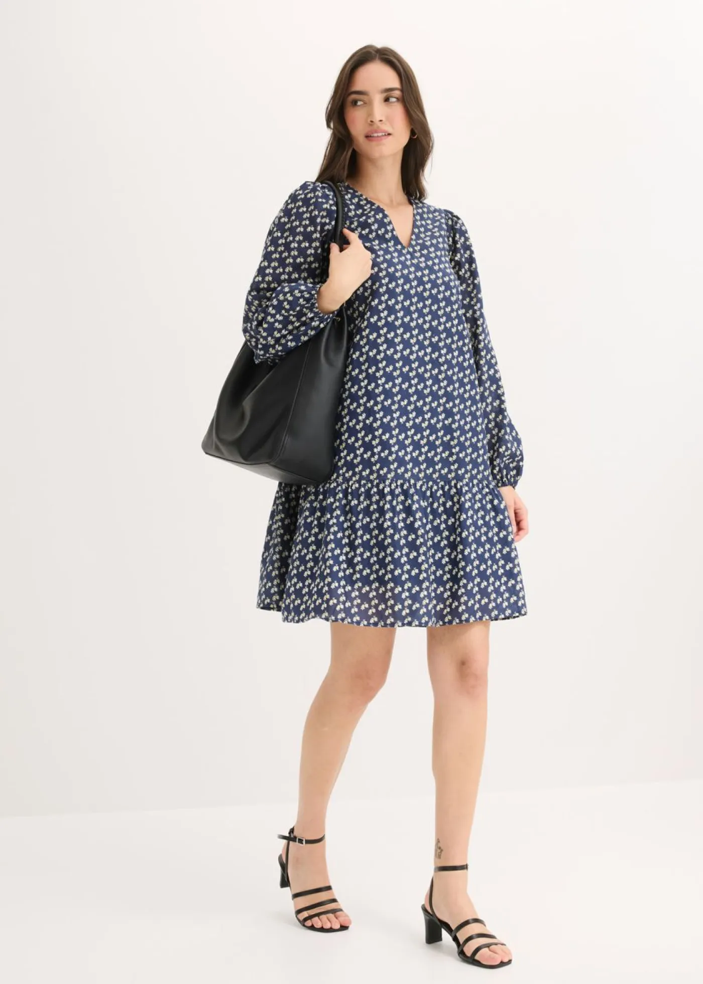 Online Vestido corto con estructura arrugada Mujer Vestidos|Novedades