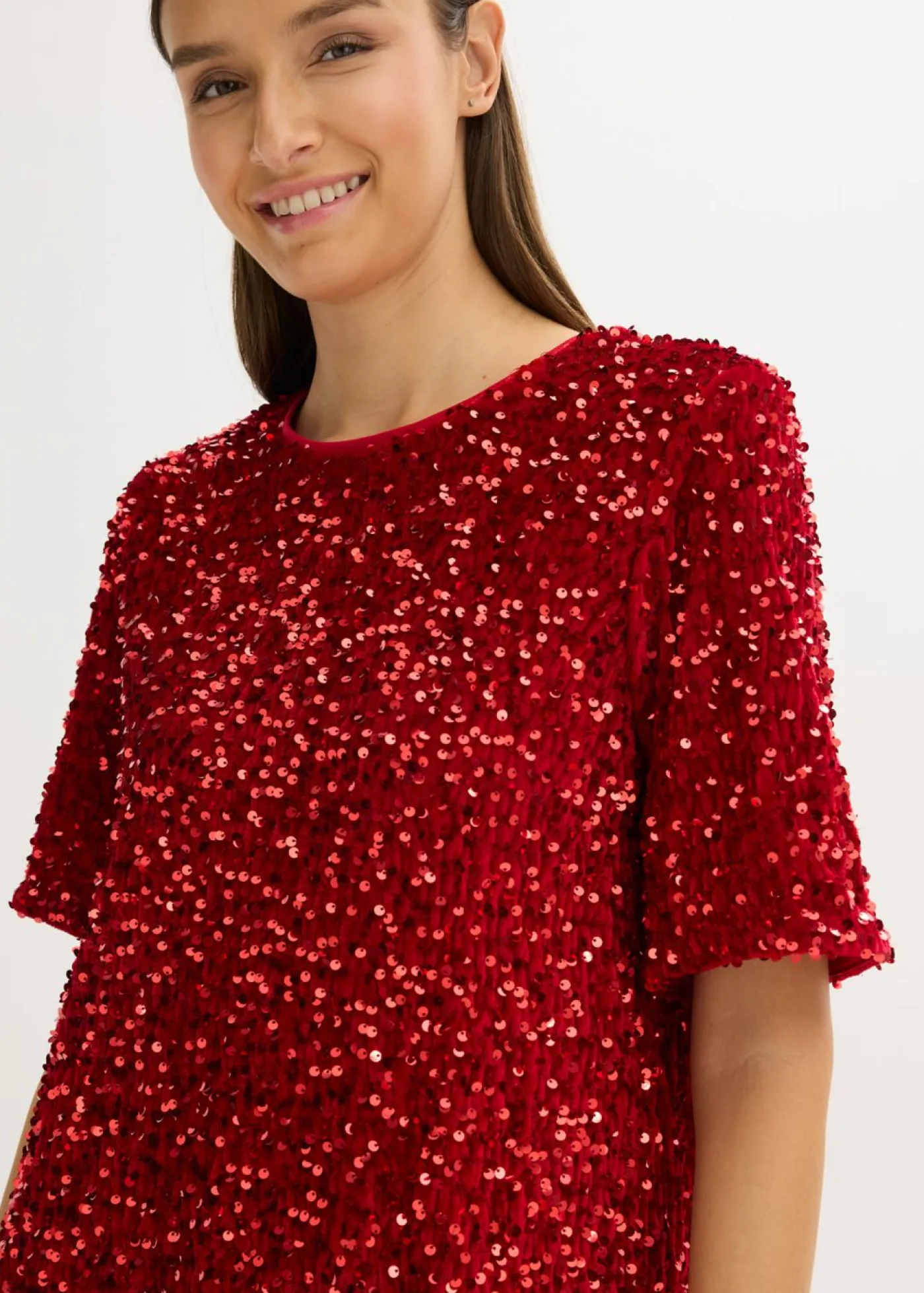 Online Vestido corto con lentejuelas Mujer Vestidos