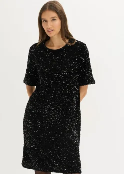 Vestido corto con lentejuelas Mujer Vestidos