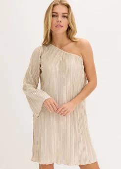 Hot Vestido corto con plisado Mujer Vestidos