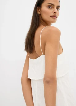 Discount Vestido corto con un bonito bordado de lentejuelas Mujer Esenciales|Vestidos