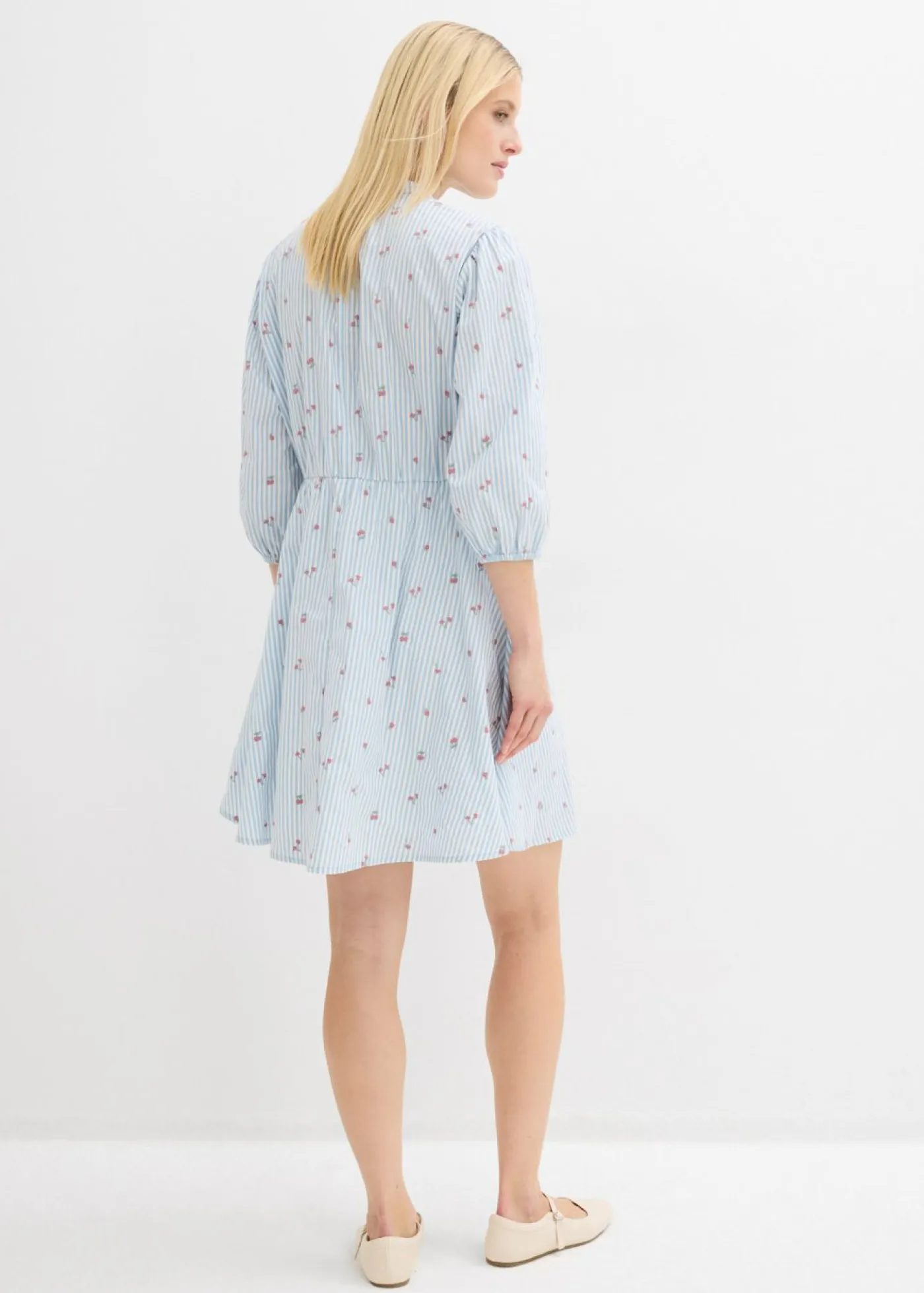New Vestido corto de algodón puro Mujer Vestidos|Novedades