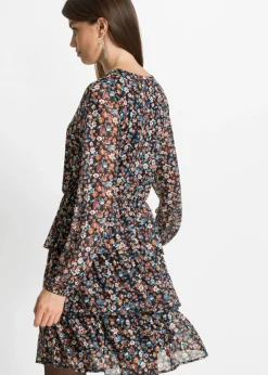 Vestido corto de malla Mujer Vestidos