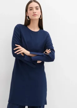 Vestido corto de material estructurado Mujer Esenciales|Vestidos