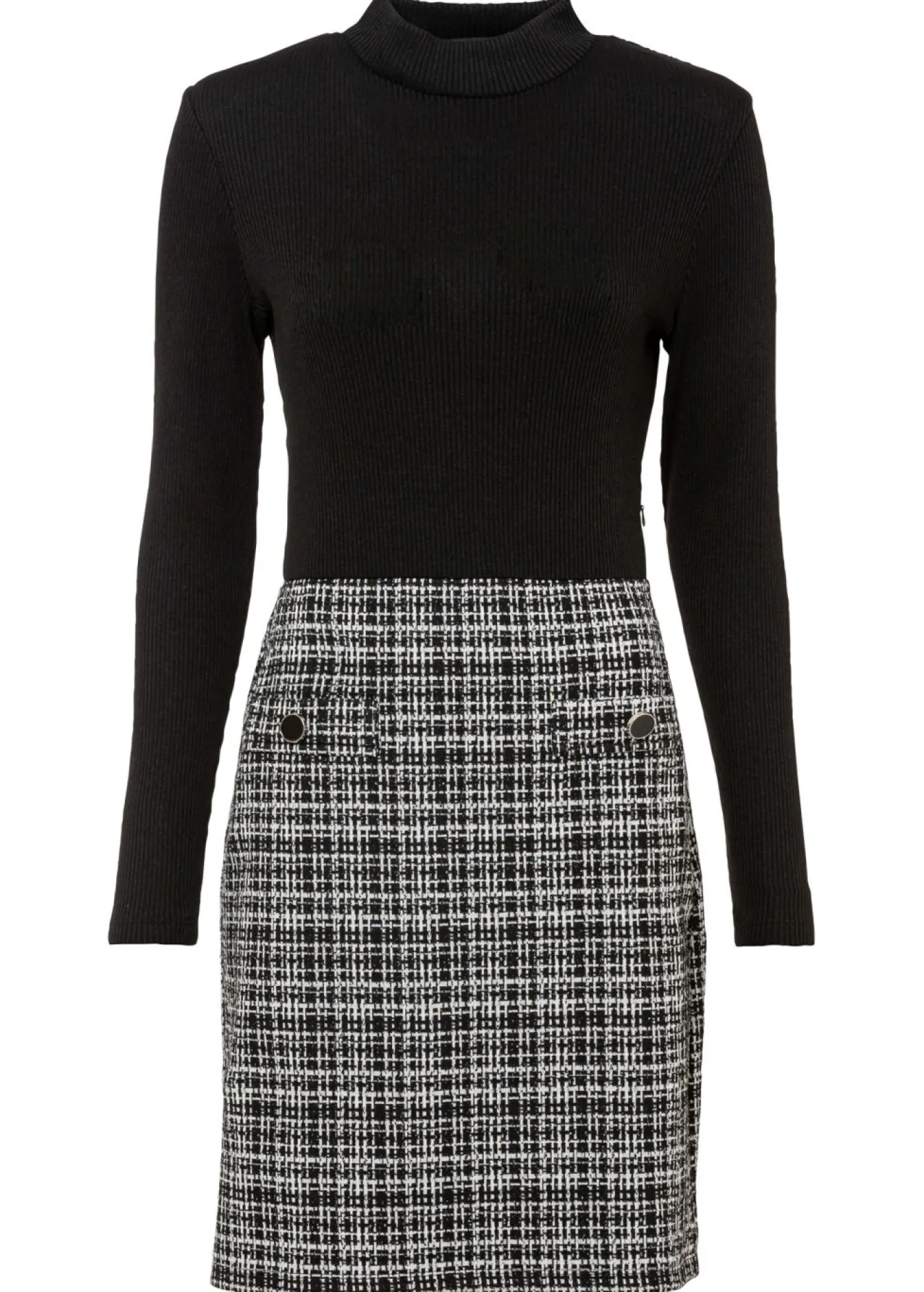 Best Vestido corto de mezcla de viscosa fluida Mujer Vestidos