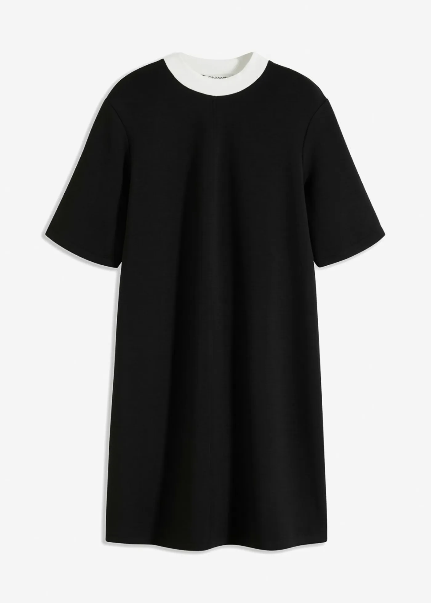 Best Vestido corto de neopreno con cuello alto Mujer Esenciales|Vestidos