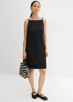 Best Vestido corto de neopreno fluido Mujer Esenciales|Vestidos