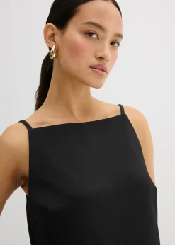 Best Vestido corto de neopreno fluido Mujer Esenciales|Vestidos