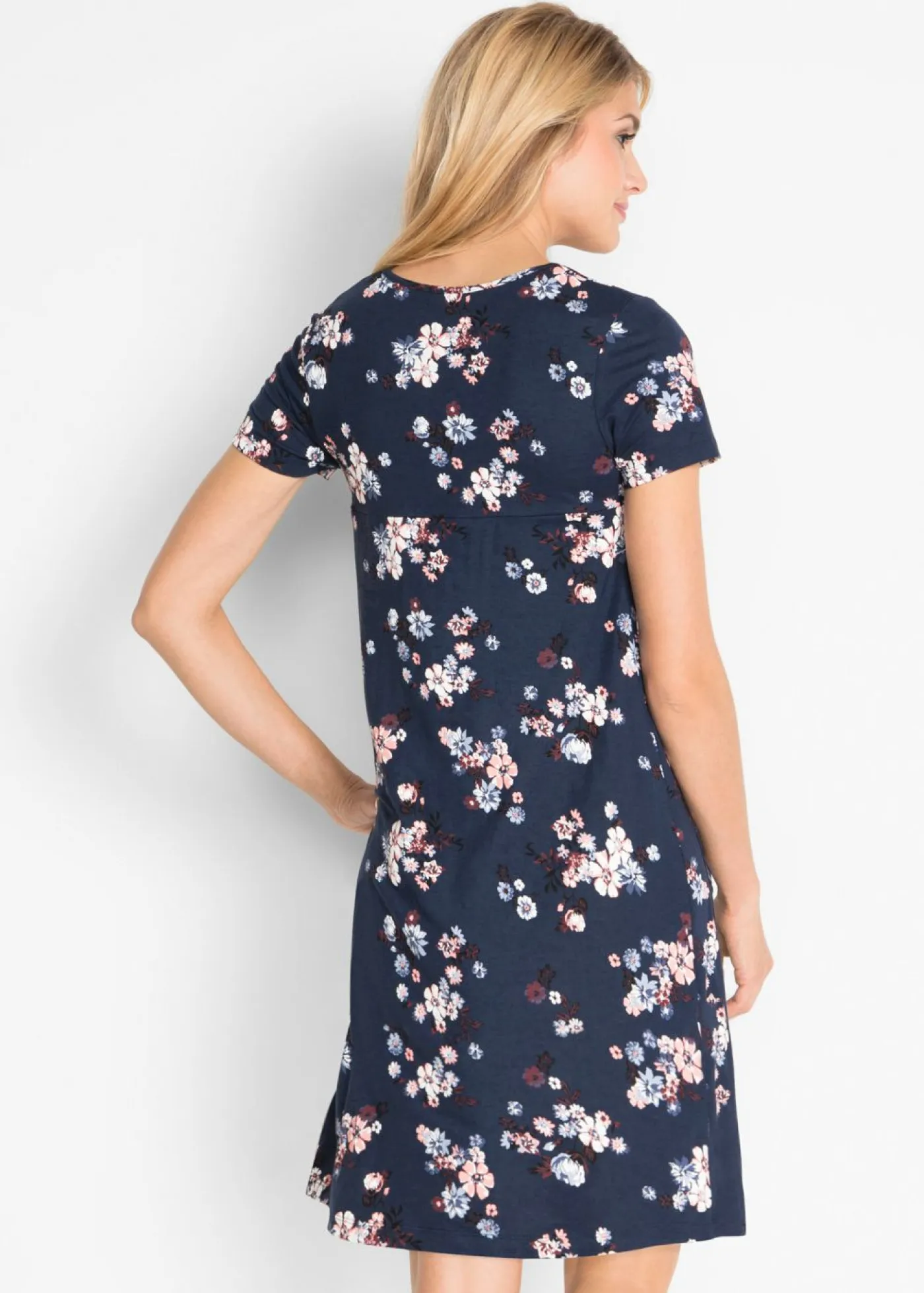 New Vestido corto de punto de suave mezcla de viscosa Mujer Vestidos
