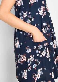 New Vestido corto de punto de suave mezcla de viscosa Mujer Vestidos