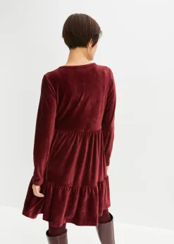 Hot Vestido corto de terciopelo elástico Mujer Vestidos